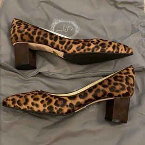 Sarah Flint Emma Leopard Haircalf Pump 37.5